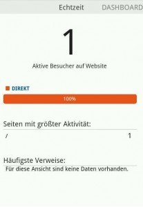 Google Analytics App Liveview