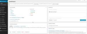 wordpress 3.8 admin dashboard